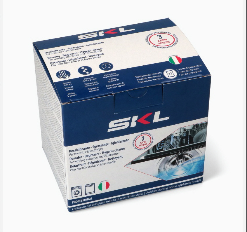 Čistič pračky a myčky - sada 12 sáčků - SKL