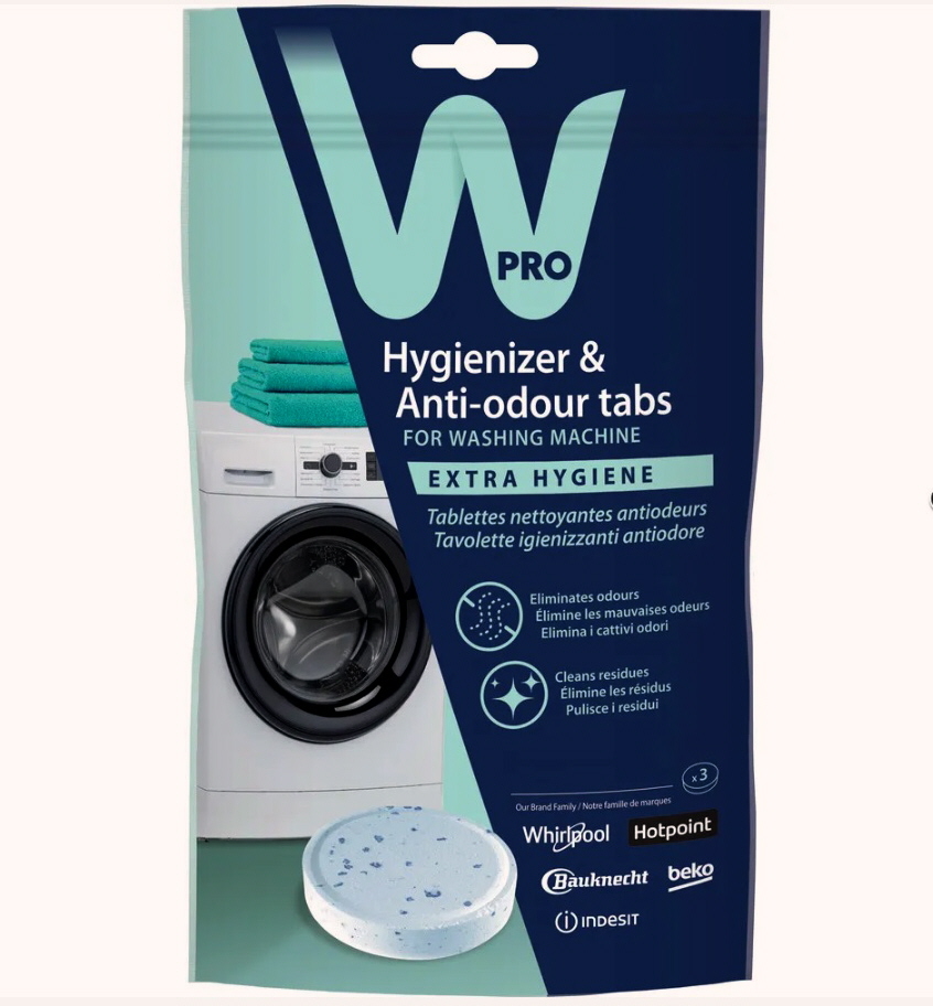 Tablety proti zápachu pračky WPRO - Whirlpool