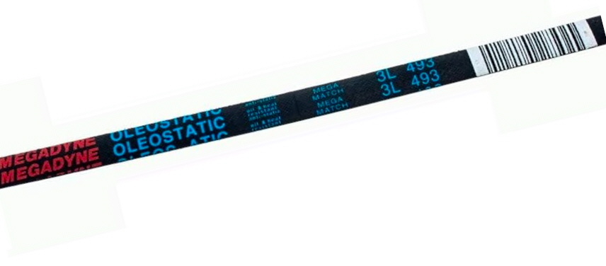 Klínový řemen 3L 493 - staré pračky Ardo, Candy
