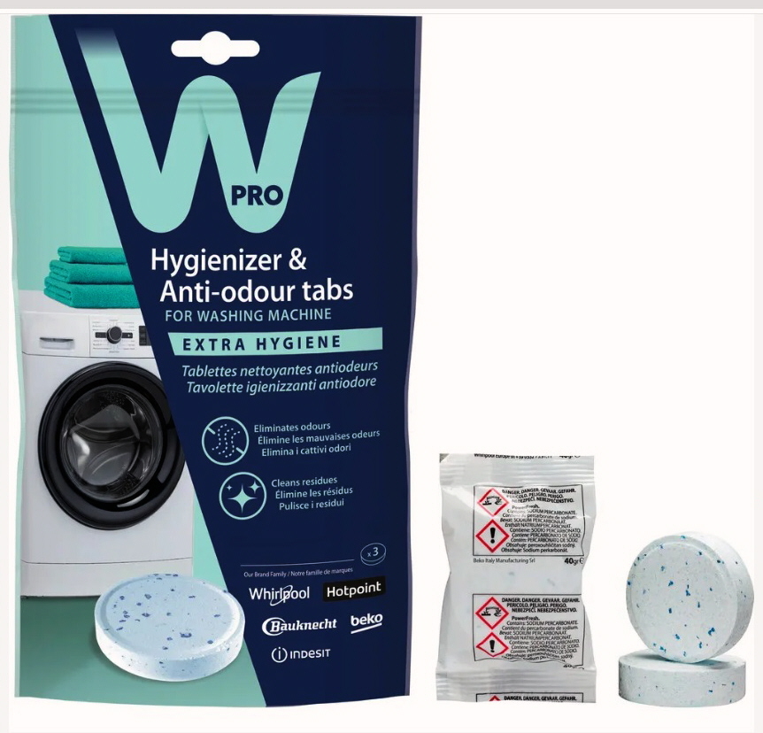 Tablety proti zápachu pračky WPRO - Whirlpool