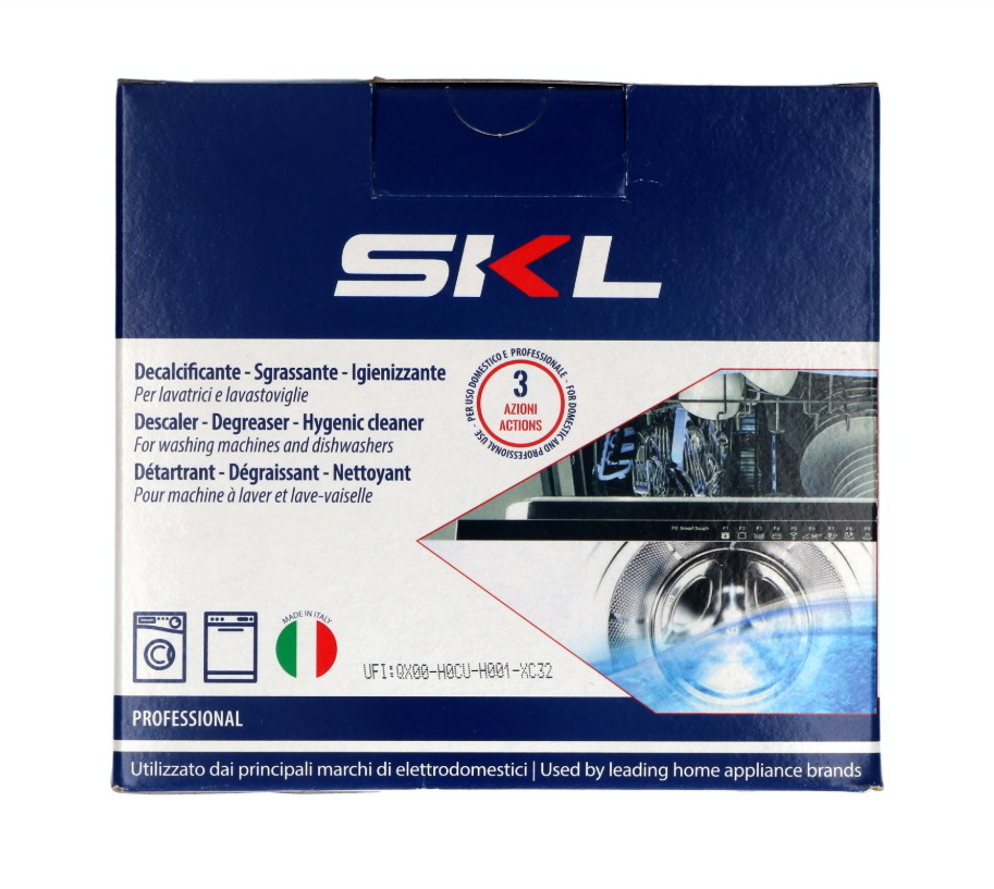 Čistič pračky a myčky - sada 12 sáčků - SKL