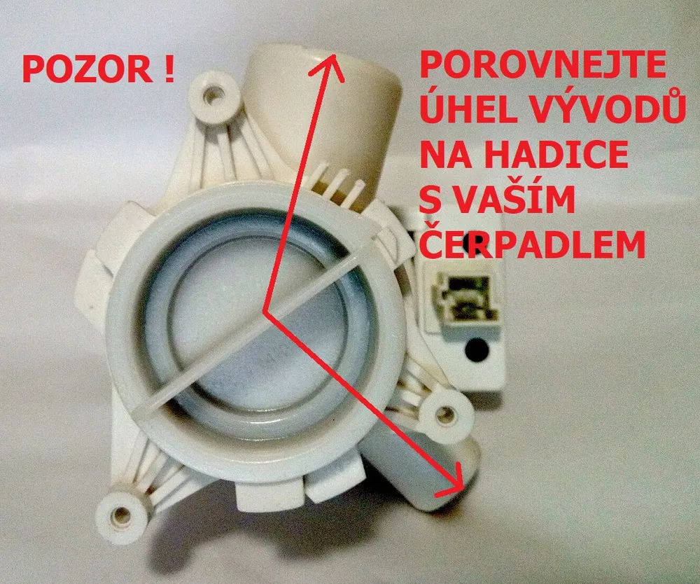 Čerpadlo pračky BEKO s filtrem