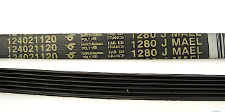 KLÍNOVÝ ŘEMEN 1280 J5 / J6 MAEL, EL, PJE - Zanussi, Electrolux, AEG