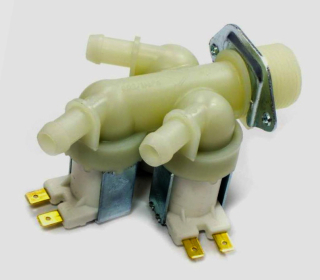 VENTIL pračky NAPOUŠTĚCÍ - PŘÍVODNÍ  pračky 3-cestný 220V