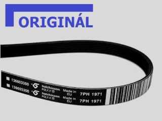 Klínový řemen 7PH 1971 - sušičky Zanussi, Electrolux, AEG - 136603300