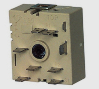 Přepínač - volič plotny jednoduchý - Jednozonový - 50-57021-010