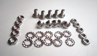 Šrouby - sada 10 ks M5 nerez na příruby bubnu